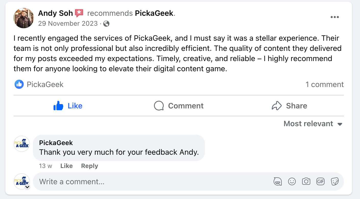 Testimonials: PickaGeek's Success Stories 